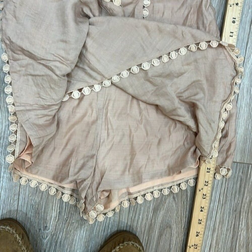 Saints & Secrets beige romper size Medium  NWT bohemian - Picture 7 of 8